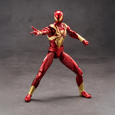 Gambar Top Gear ZD Infinite Action Figure X Spider-Man Iron Spider 17.5 cm - Merah/Gold