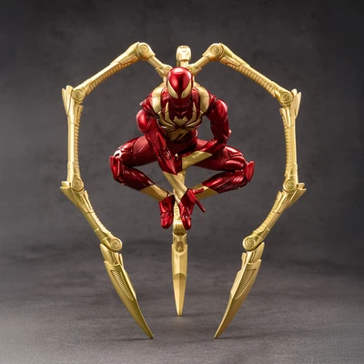 Gambar Top Gear ZD Infinite Action Figure X Spider-Man Iron Spider 17.5 cm - Merah/Gold