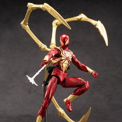 Gambar Top Gear ZD Infinite Action Figure X Spider-Man Iron Spider 17.5 cm - Merah/Gold