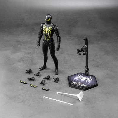 Gambar Top Gear Zd Infinite Action Figure X Spiderman Anti Octopus Suit 17.5 Cm - Hitam