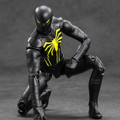 Gambar Top Gear Zd Infinite Action Figure X Spiderman Anti Octopus Suit 17.5 Cm - Hitam