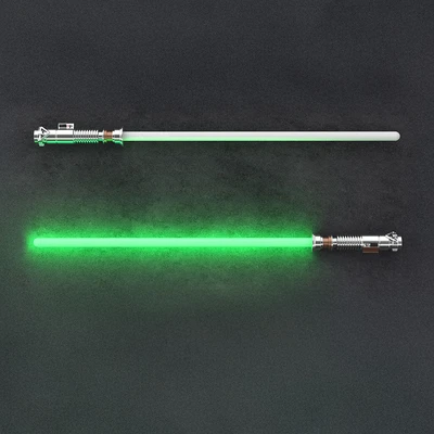 Gambar Top Gear Zd Star Wars Lightsaber Luke Skywalker - Hijau