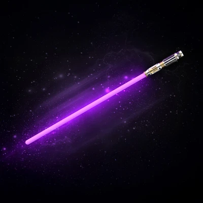 Gambar Top Gear Zd Star Wars Lightsaber Mace Windu - Ungu
