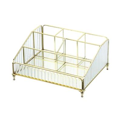 Gambar Informa Linea Organizer Kosmetik 24.8x20x11.5 cm Transparan - Gold