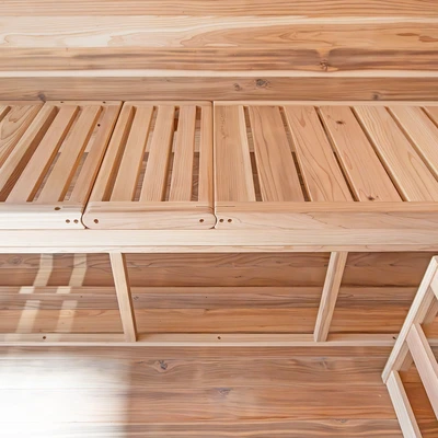 Gambar Acroz Outdoor Sauna 200x204x210 cm - Cokelat