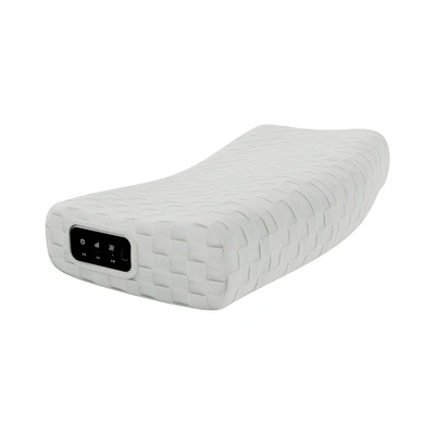 Gambar Cotton Couture Bantal Ergonomis Memory Foam Massage & Heating 2in1 56x30 cm - Putih