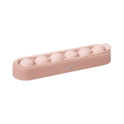 Gambar Culinart Cetakan Es Batu Silikon 6 Balls - Pink