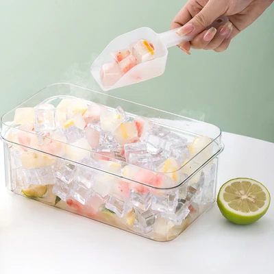 Gambar Culinart Cetakan Es Batu 2 Layer Dengan Tutup Tekan - Hijau