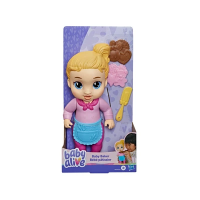 Gambar Baby Alive Boneka Bayi Baker Blonde Hair - Mix