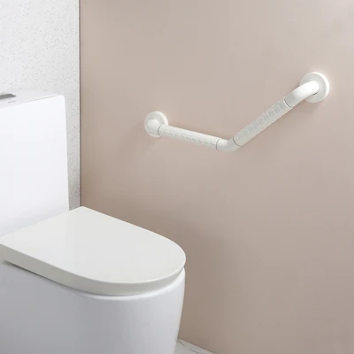 Gambar Fosa Pegangan Kamar Mandi L Stainless Steel 48.6x3.2x1.2 cm - Putih