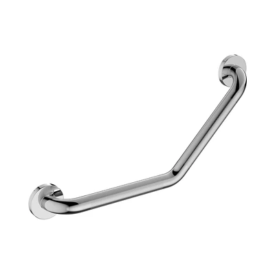 Gambar Fosa Pegangan Kamar Mandi L Stainless Steel 48.6x3.2x1.2 cm Chrome