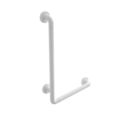 Gambar Fosa Pegangan Kamar Mandi L Stainless Steel 66.5x46.5x7.75 cm - Putih