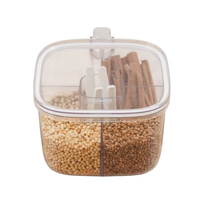 Gambar Culinart Tempat Bumbu Dapur Plastik Multi Grid Transparan