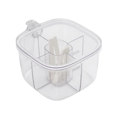 Gambar Culinart Tempat Bumbu Dapur Plastik Multi Grid Transparan