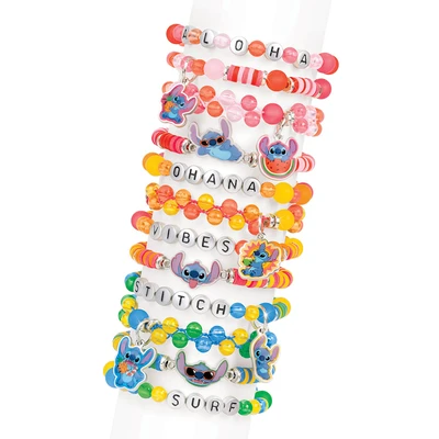 Gambar Make It Real Disney Stitch Craft Along Storybook & DIY Jewelry Kit - Mix