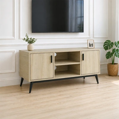 Gambar Informa Raya Rak TV - Cokelat Oak