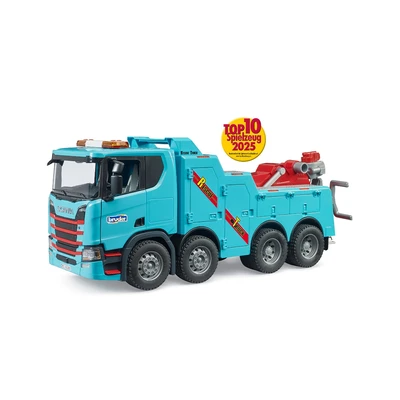 Gambar Bruder Scania Super 560r Recovery & Towing Truck - Biru