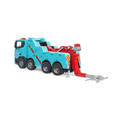 Gambar Bruder Scania Super 560r Recovery & Towing Truck - Biru