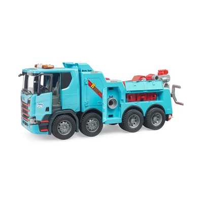 Gambar Bruder Scania Super 560r Recovery & Towing Truck - Biru