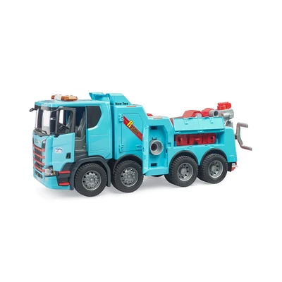 Gambar Bruder Scania Super 560r Recovery & Towing Truck - Biru