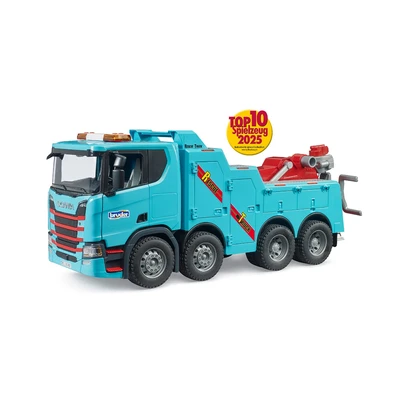 Gambar Bruder Scania Super 560r Recovery & Towing Truck - Biru