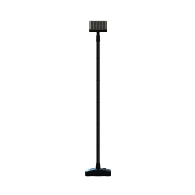 Gambar Krisbow Lampu Jalan LED Solar Mobile Dengan Tiang 25 Watt 2900 Lumen - Hitam