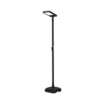 Gambar Krisbow Lampu Jalan LED Solar Mobile Dengan Tiang 25 Watt 2900 Lumen - Hitam