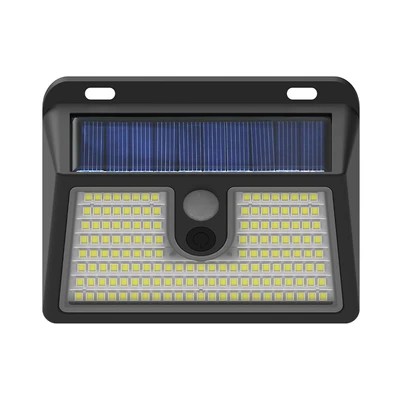 Gambar Krisbow Zura G2 Lampu Dinding Outdoor Solar 0.5 Watt 100 Lumens Cool Daylight - Hitam