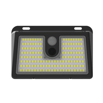 Gambar Krisbow Zura G2 Lampu Dinding Outdoor Solar 0.5 Watt 100 Lumens Cool Daylight - Hitam