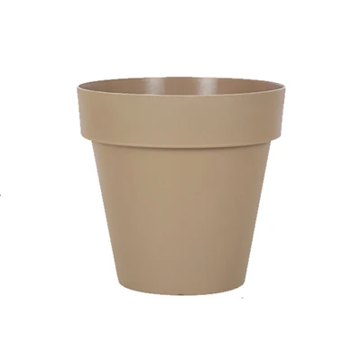 Gambar Soleil Nara Pot Tanaman Plastik Basic 18x18x17 cm - Cokelat
