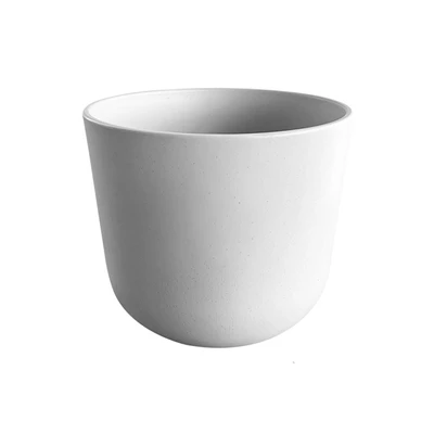 Gambar Soleil Lunea Pot Tanaman Plastik 16x16x14 cm - Putih