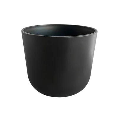 Gambar Soleil Lunea Pot Tanaman Plastik 16x16x14 cm - Hitam
