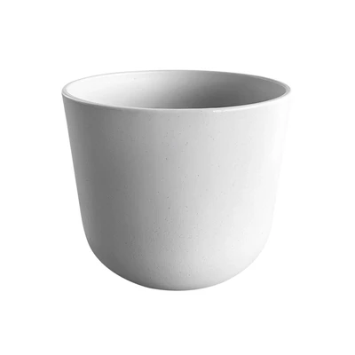 Gambar Soleil Lunea Pot Tanaman Plastik 19x19x16.5 cm - Putih