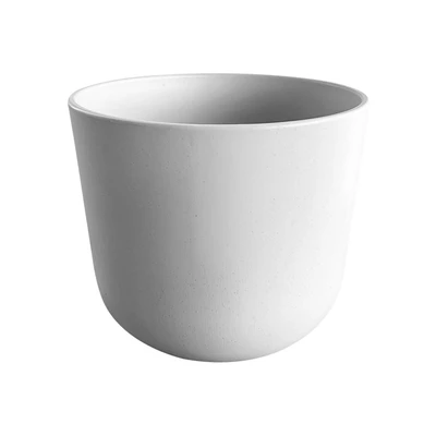 Gambar Soleil Lunea Pot Tanaman Plastik 25x25x22 cm - Putih