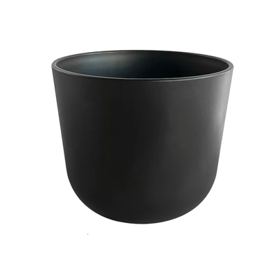 Gambar Soleil Lunea Pot Tanaman Plastik 25x25x22 cm - Hitam