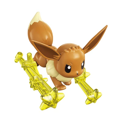 Gambar Keepplay Go Battle Pokemon Minifigure Eevee Vol 2 Model Kit - Cokelat/kuning