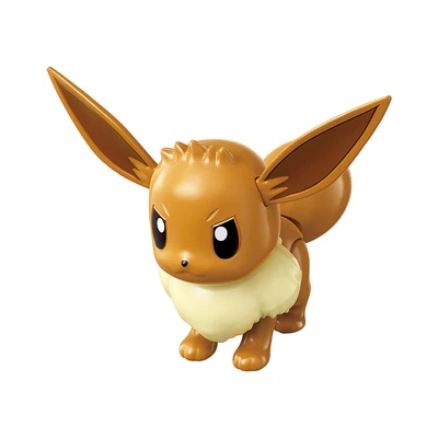 Gambar Keepplay Go Battle Pokemon Minifigure Eevee Vol 2 Model Kit - Cokelat/kuning