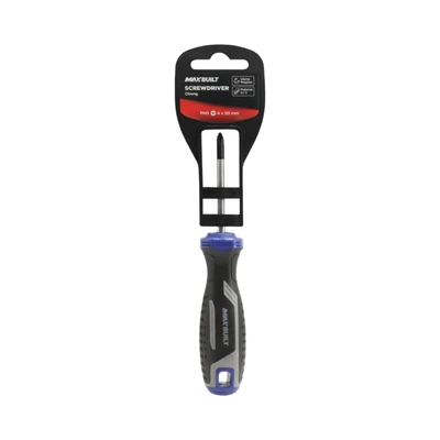 Gambar Maxbuilt Obeng Plus PH0 4x50 mm - Hitam/Biru