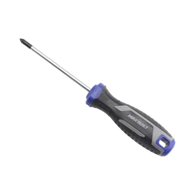 Gambar Maxbuilt Obeng Plus PH0 4x75 mm - Hitam/Biru