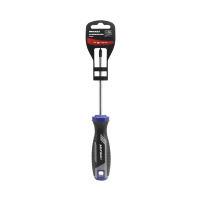 Gambar Maxbuilt Obeng Plus PH1 5x100 mm - Hitam/Biru