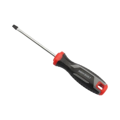 Gambar Maxbuilt Obeng Minus SL4 4x75 mm - Hitam/Merah