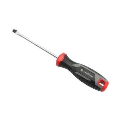 Gambar Maxbuilt Obeng Minus SL5 5x100 mm - Hitam/Merah