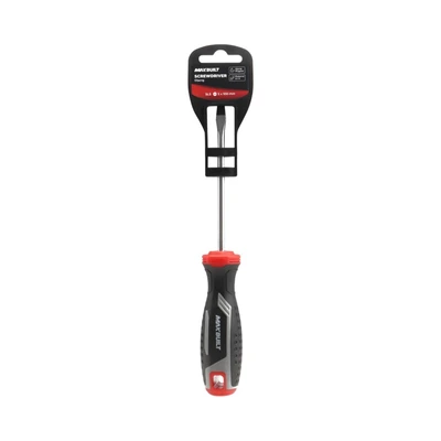 Gambar Maxbuilt Obeng Minus SL5 5x100 mm - Hitam/Merah