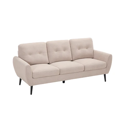 Gambar Informa Osaka Sofa Fabric 3 Seater - Cokelat Muda