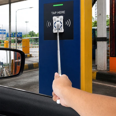 Gambar Otto Klasse Tongkat Kartu Tol Teleskopik - Putih