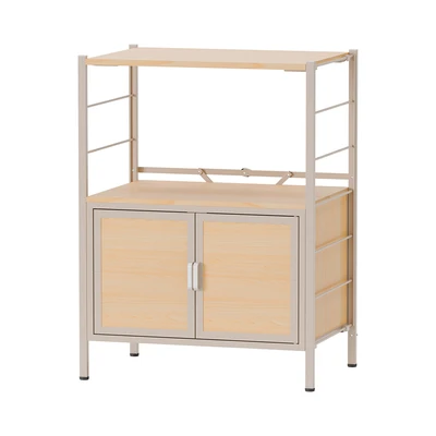 Gambar Stora Rak Modular Wide Dengan Kabinet 60x40x80.3 cm - Cokelat