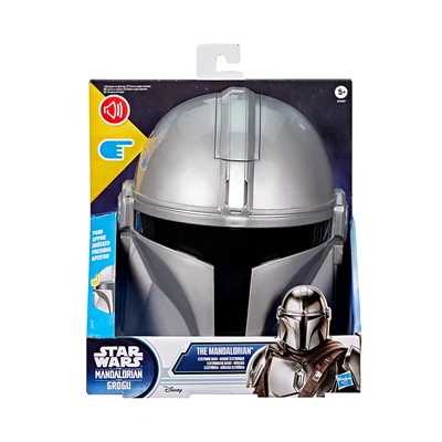 Gambar Star Wars Roleplay Mask The Mandalorian - Silver