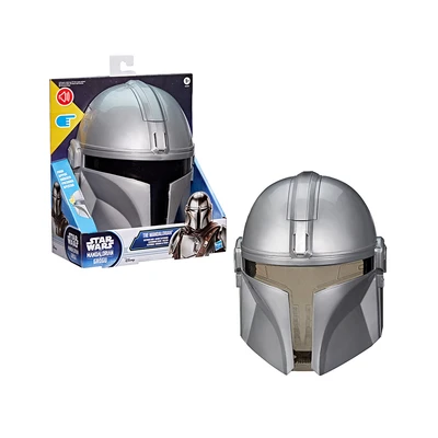 Gambar Star Wars Roleplay Mask The Mandalorian - Silver