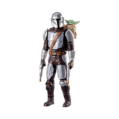 Gambar Star Wars Action Figure The Mandalorian & Grogu 27.9 Cm - Mix