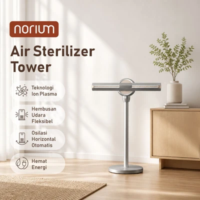 Gambar Norium Air Sterilizer Tower 25 m2 - Silver